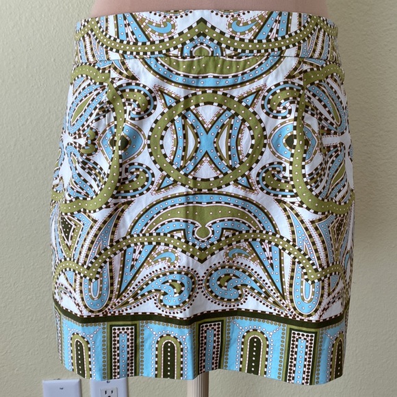 J Crew Paisley Cotton Skirt - Picture 3 of 5